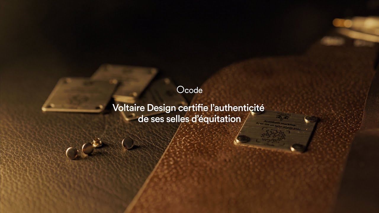 , Le vendéen Ocode est choisi par Voltaire Design pour certifier l&rsquo;authenticité de ses selles d&rsquo;équitation
